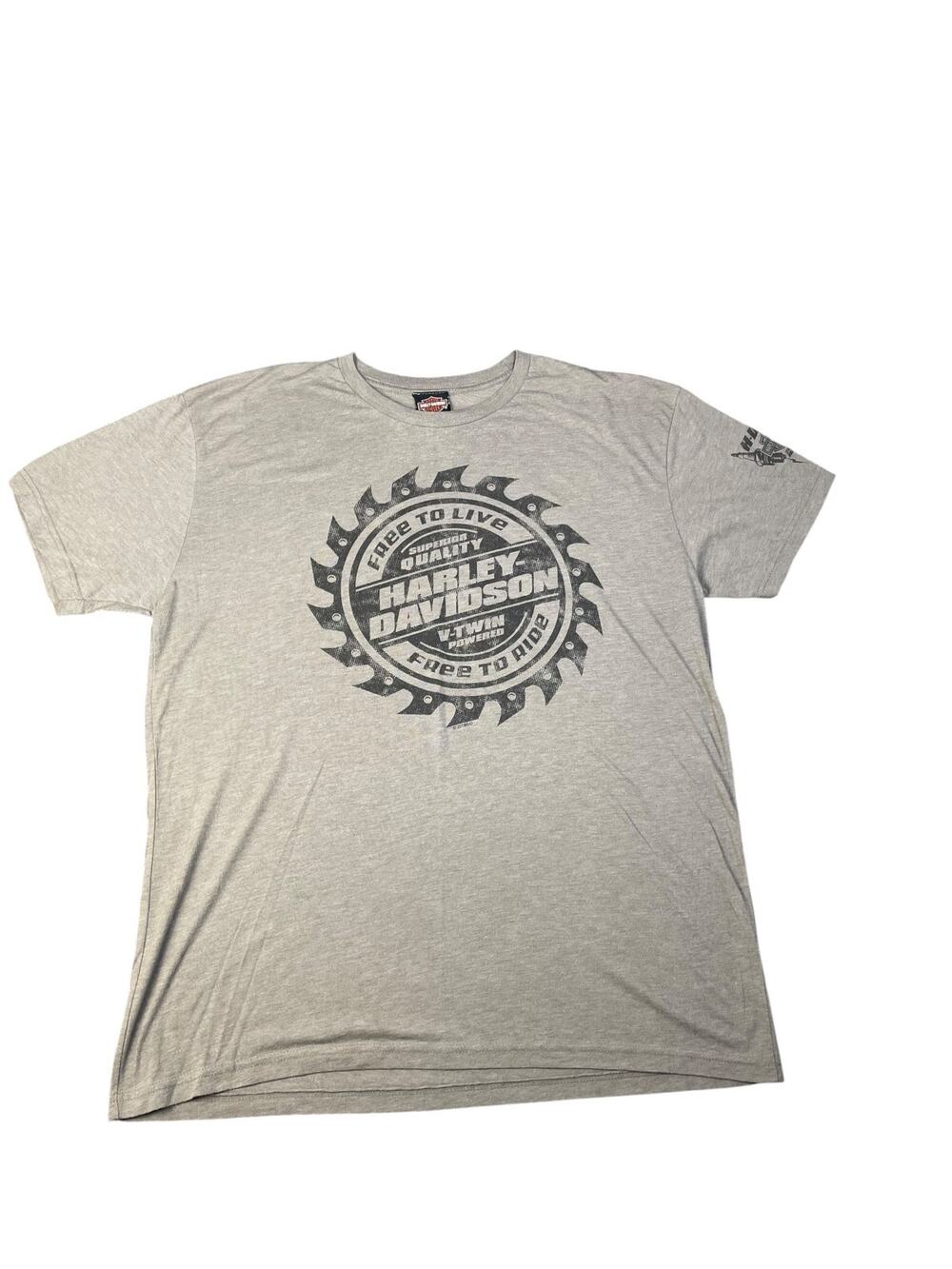 Harley-Davidson Men’s Panama City Beach, Florida Grey XXL Graphic T-shirt